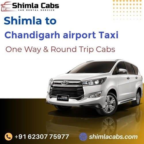 Shimla to Chandigarh airport Taxi Service