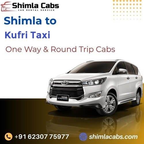 Shimla to Kufri Taxi Service
