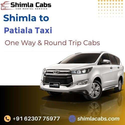 Shimla to Patiala Taxi Service